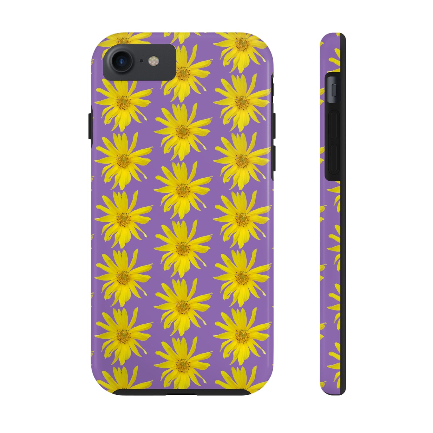 Wild Sunflower Purple Tough Phone Case