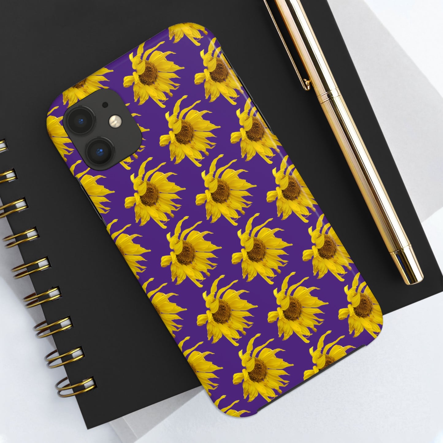 Fall Sunflower Purple Tough Phone Case