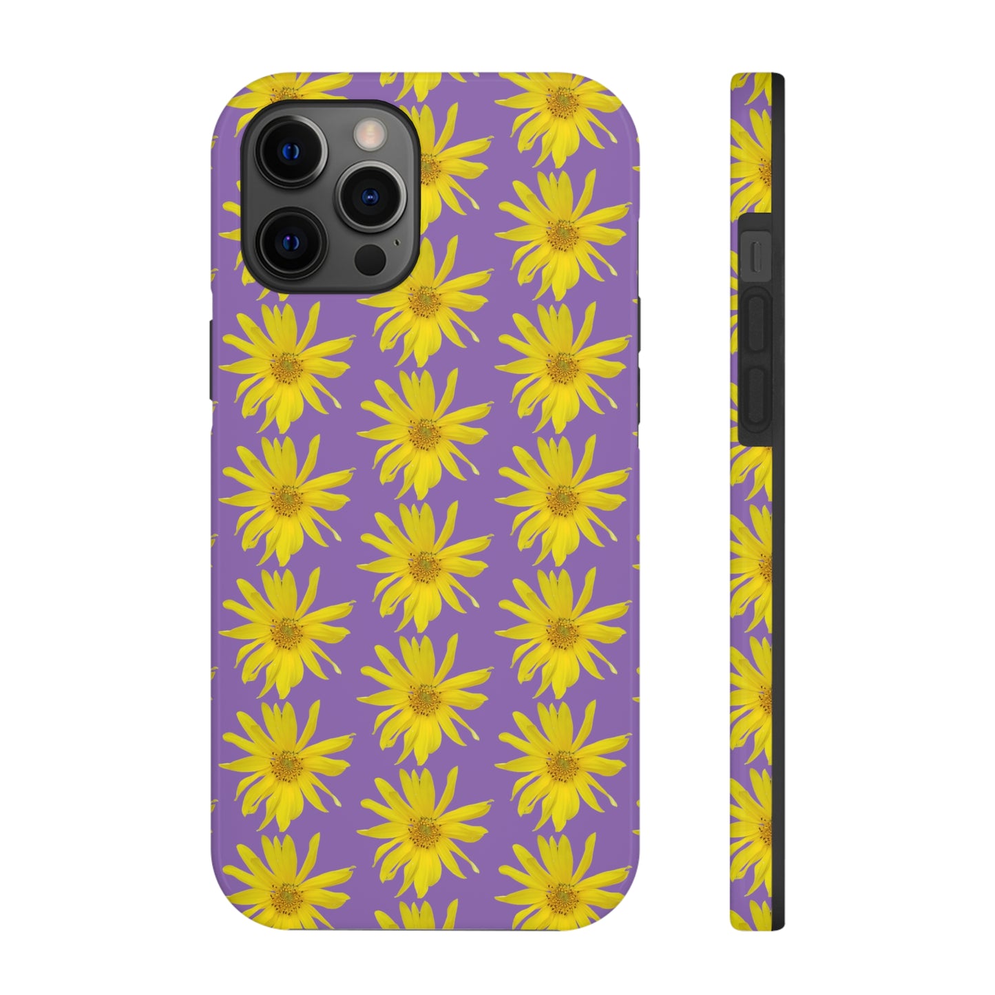 Wild Sunflower Purple Tough Phone Case