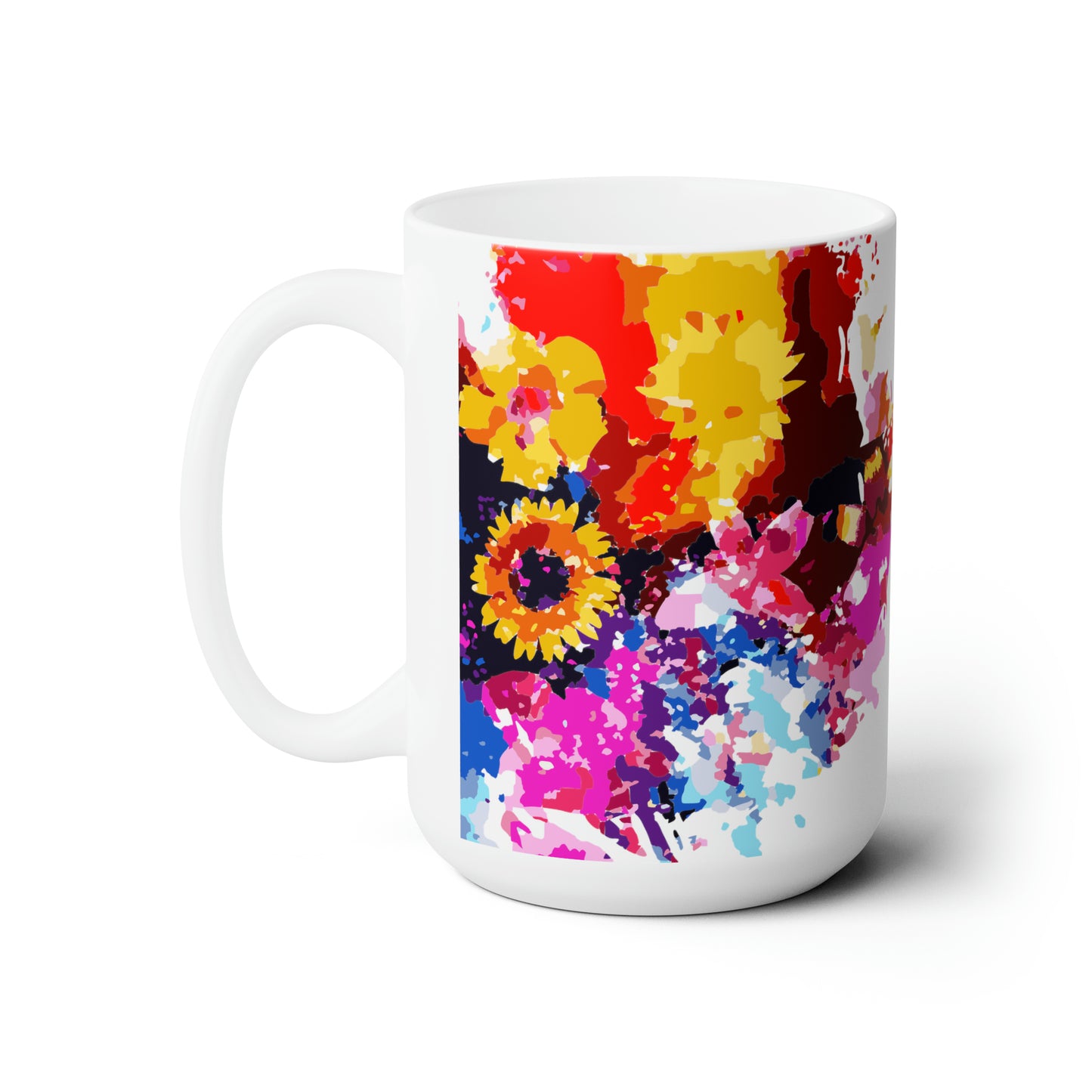 Floral Symphony Mug 15oz