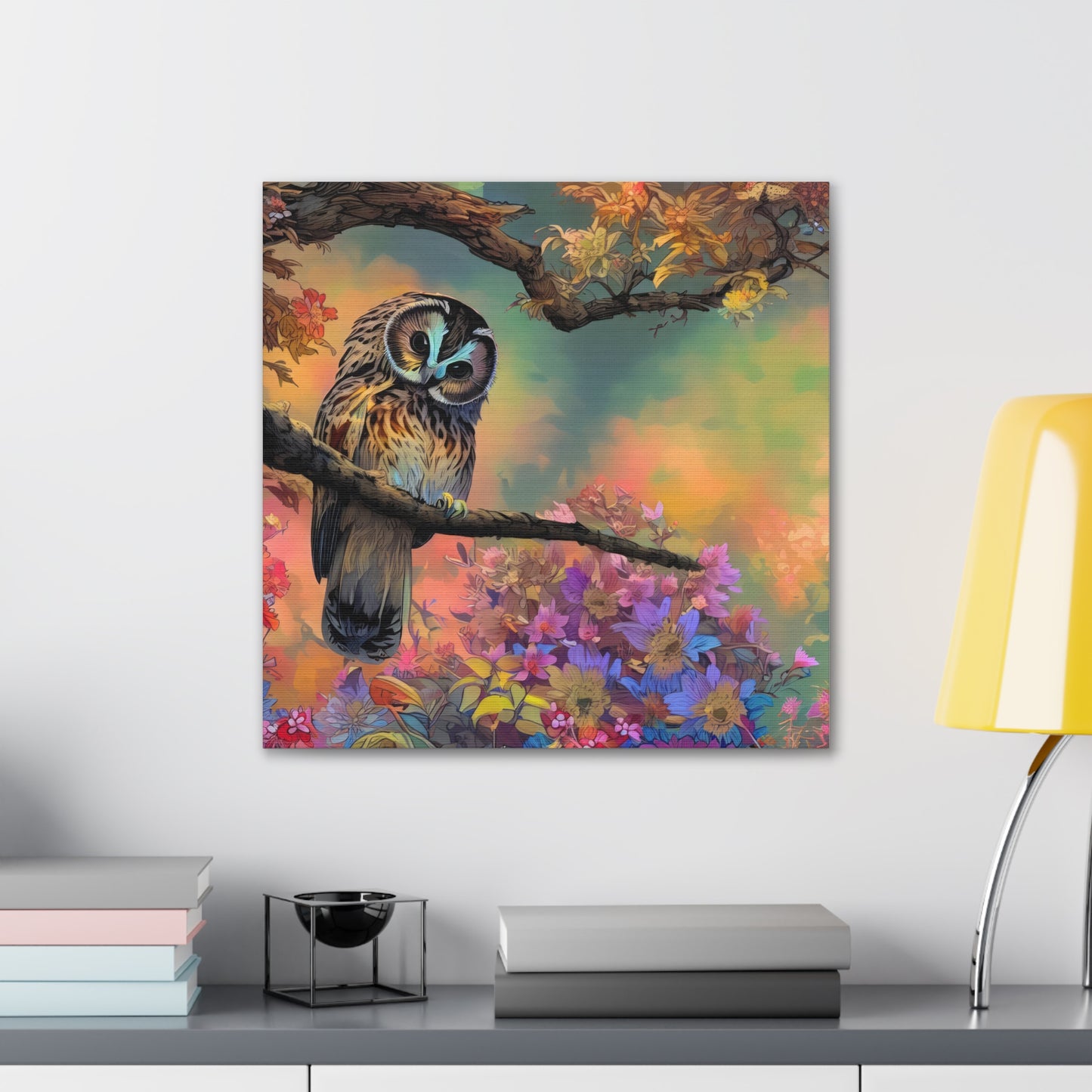 Kansas Owl - Canvas Wall Art