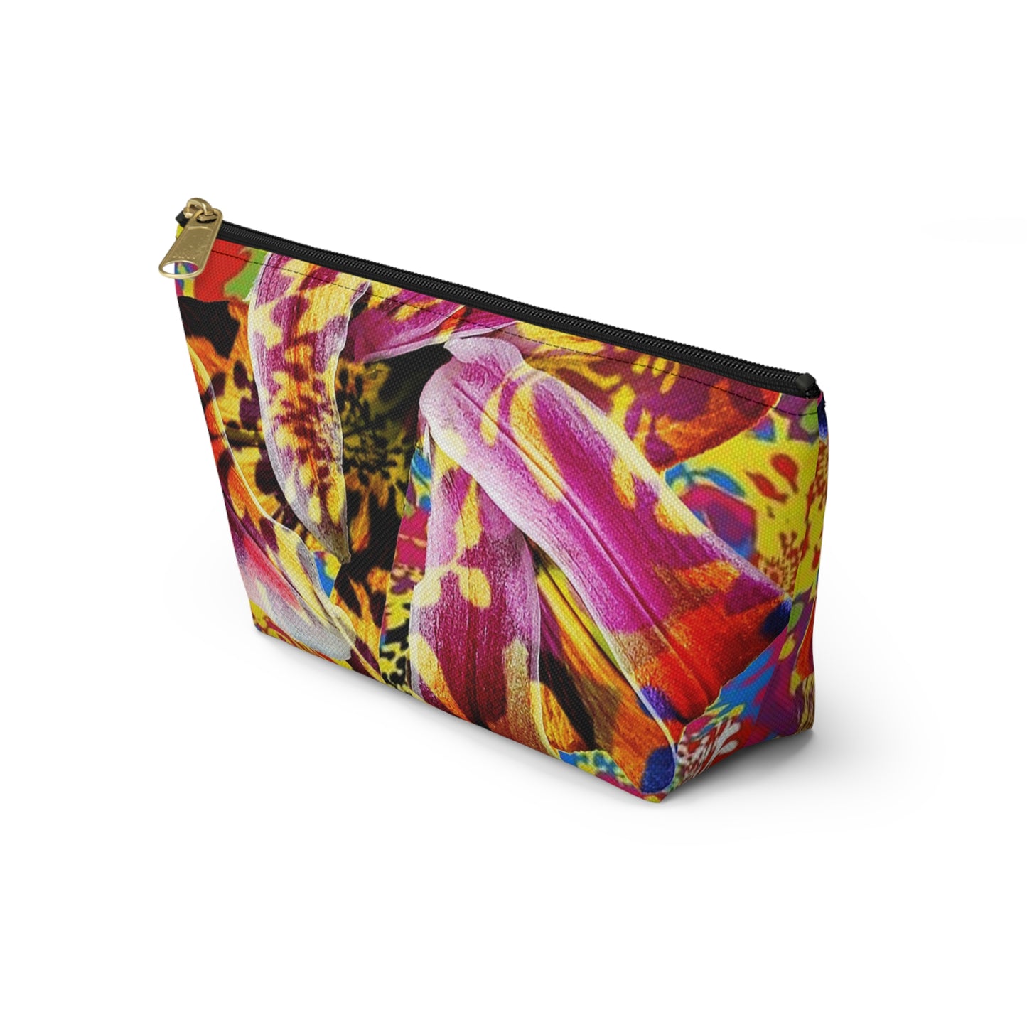 Floral Fiesta Accessory Pouch w T-bottom