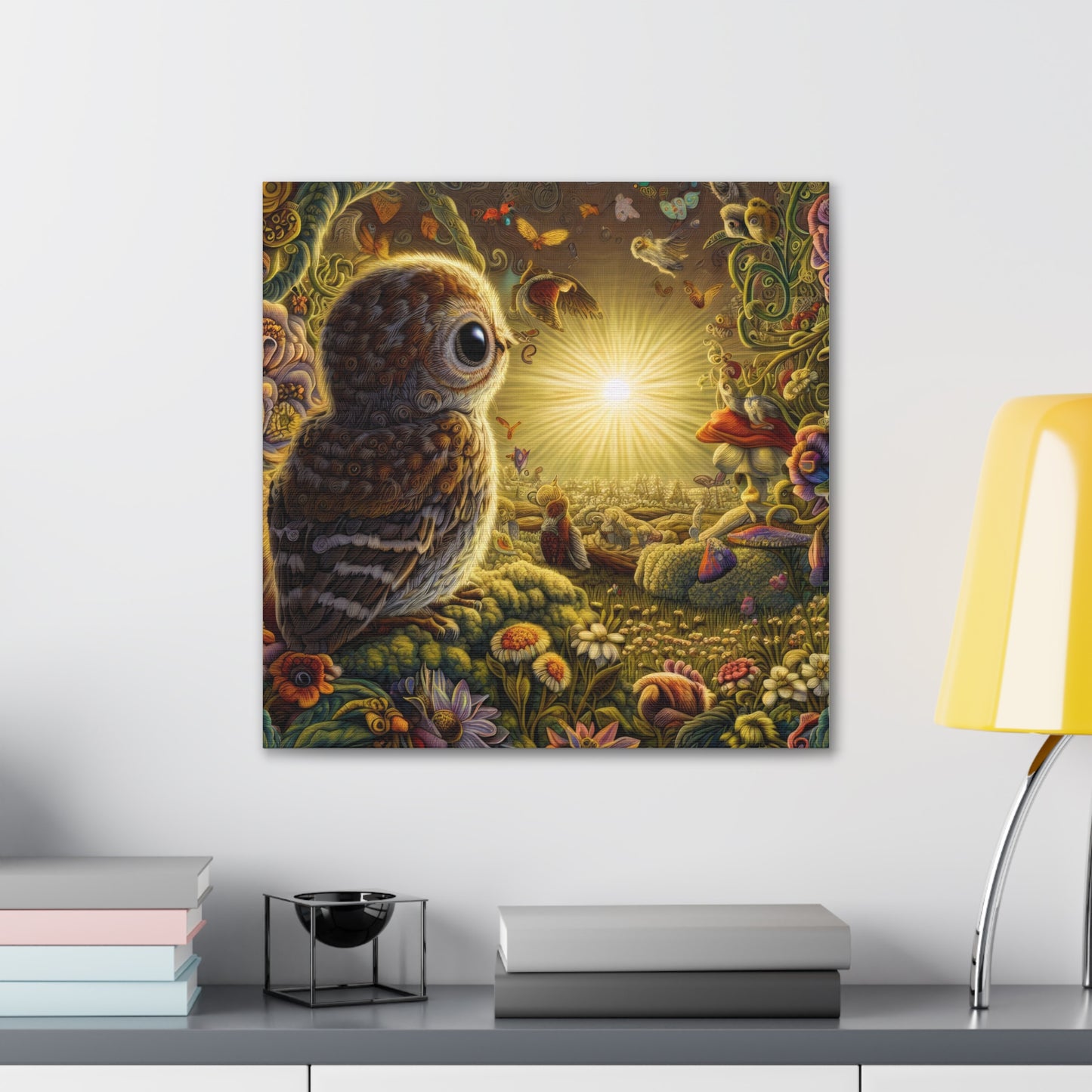 Massachusetts Owl - Canvas Wall Art