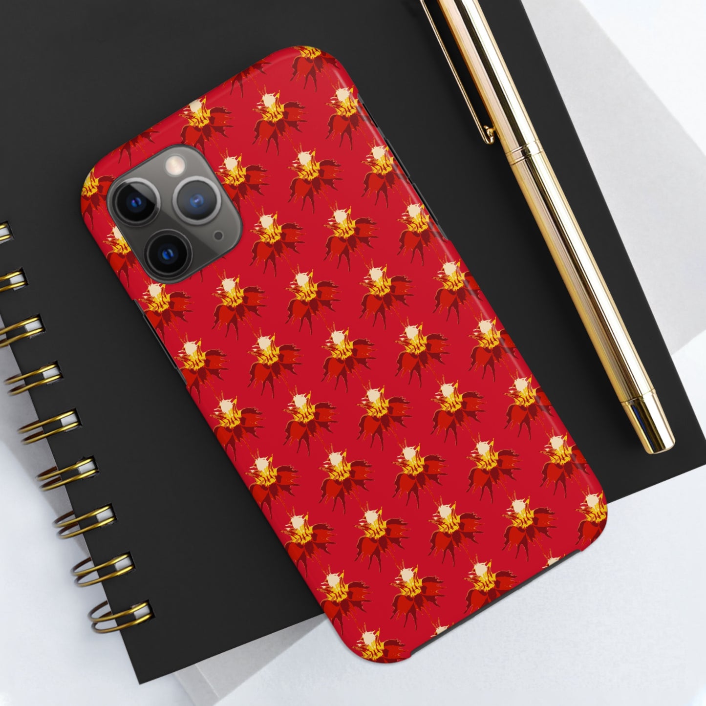 Orchid Sepal Red Tough Phone Case