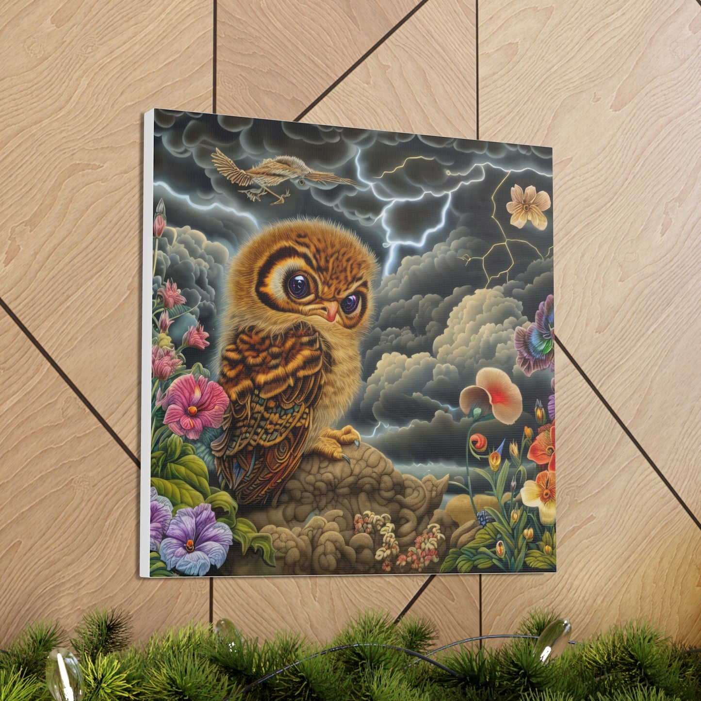 Achilles Owl - Canvas Wall Art