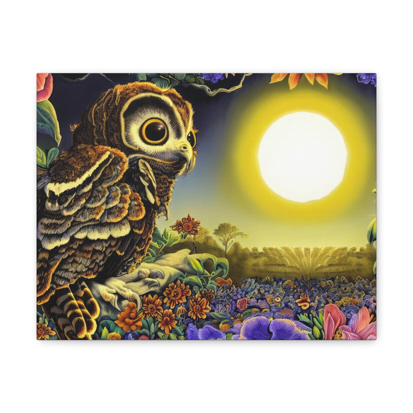 New Hampshire Owl - Canvas Wall Art