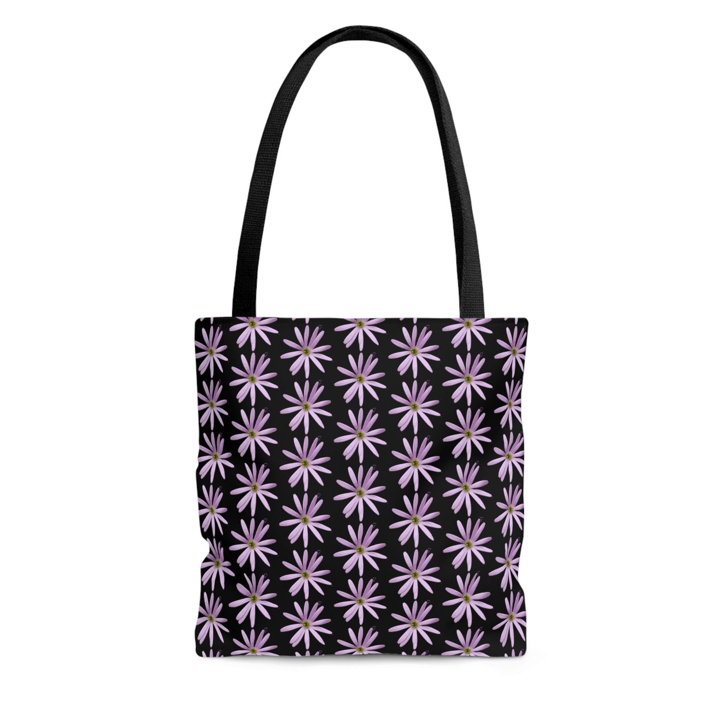 Aster Black Tote Bag