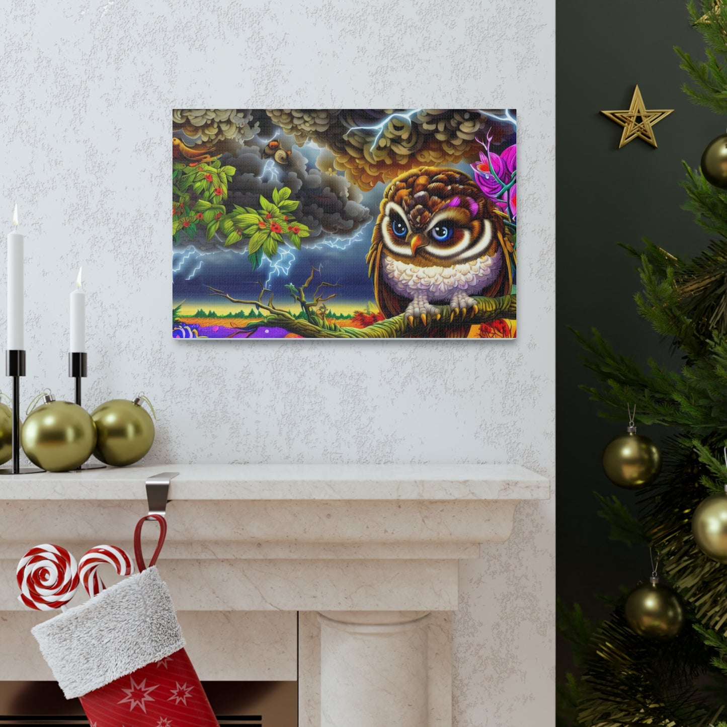 Louisiana Owl - Canvas Wall Art