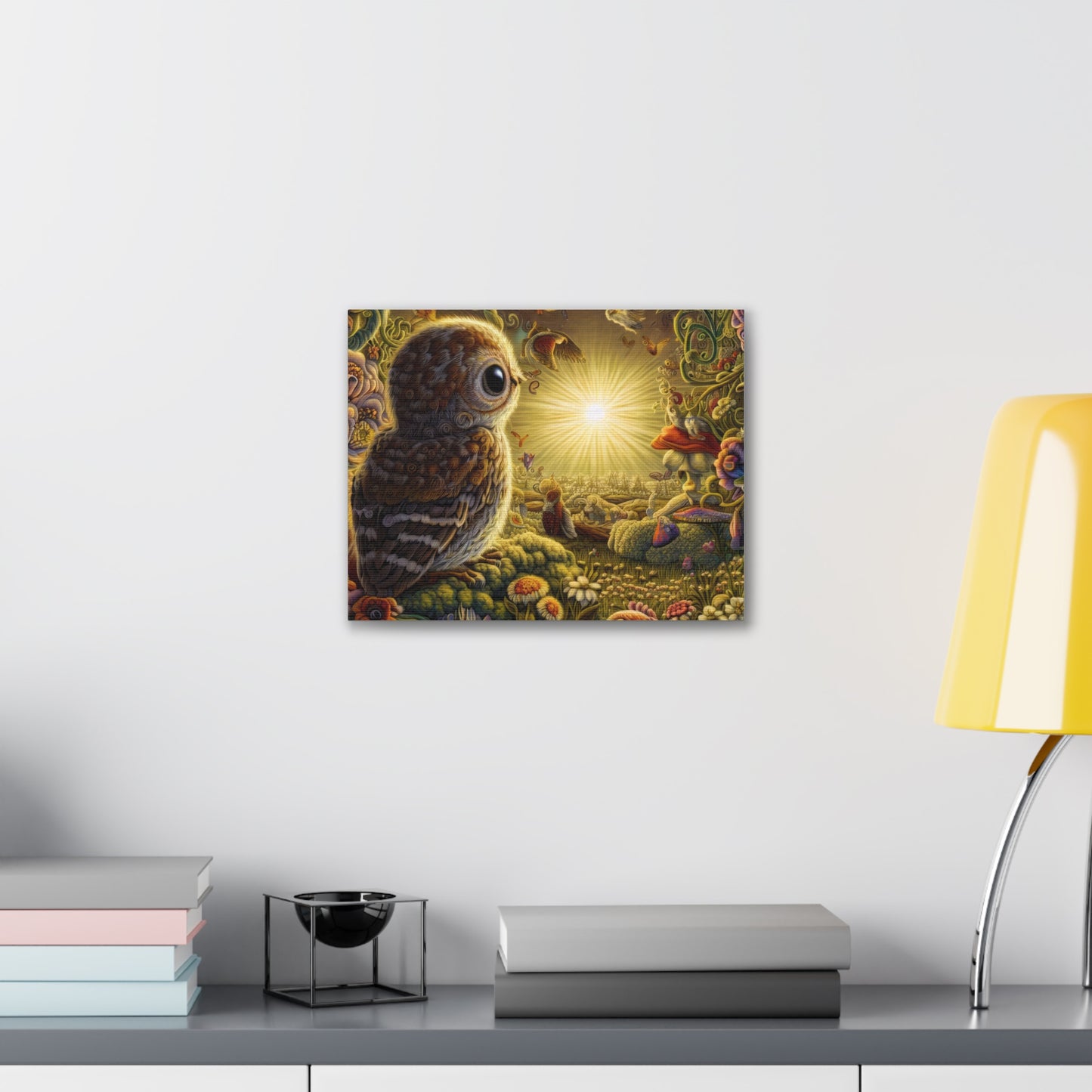 Massachusetts Owl - Canvas Wall Art