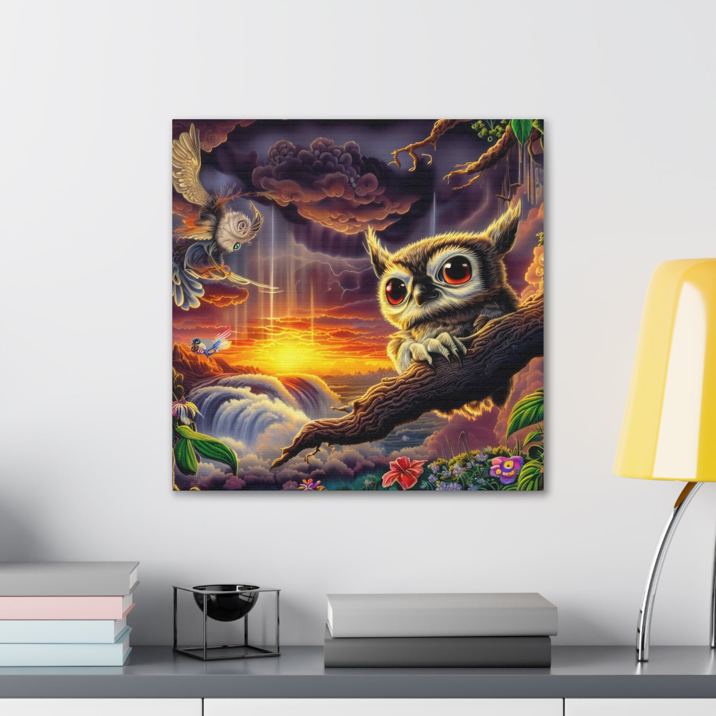 Agamemon Owl - Canvas Wall Art