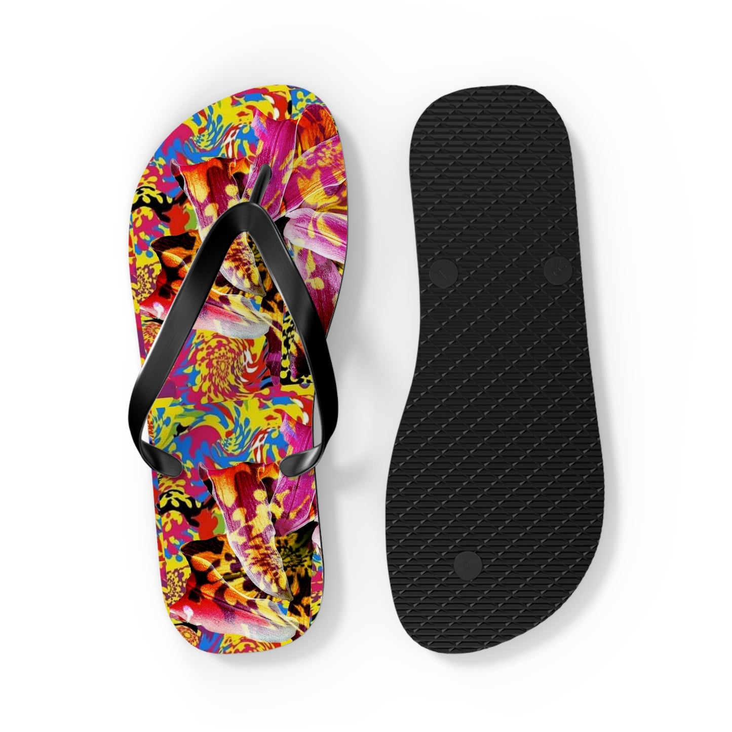 Floral Fiesta Flip Flops