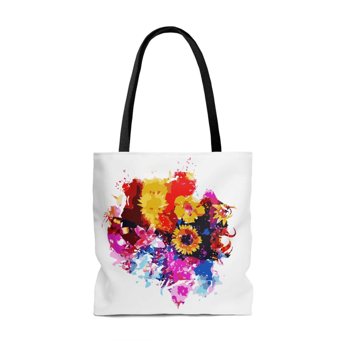 Floral Symphony Tote Bag