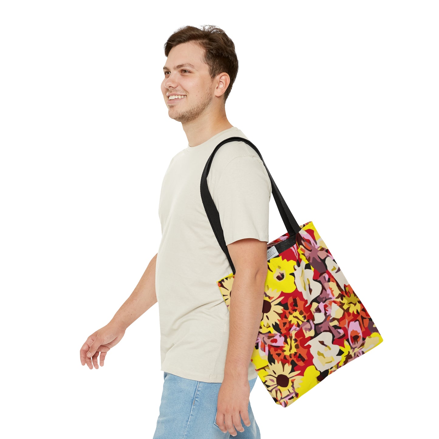 Floral Fusion Tote Bag