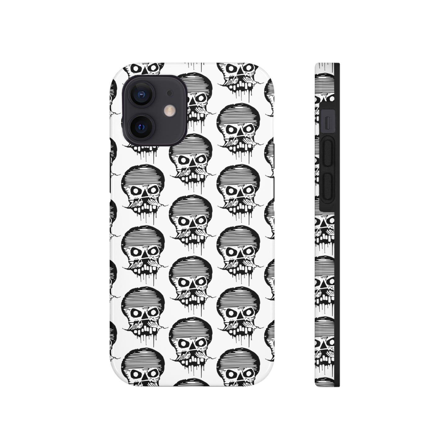 Skull White Tough Phone Case