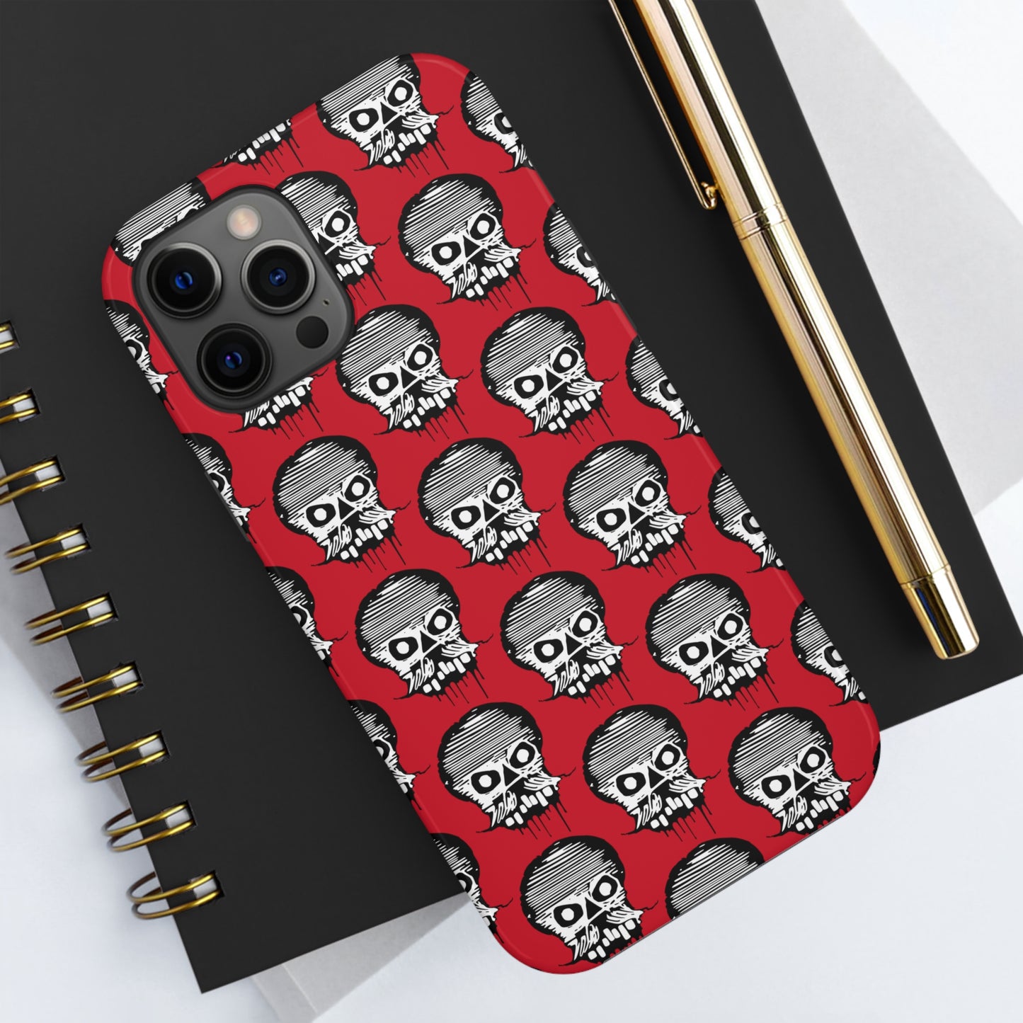 Skull Red Tough Phone Case