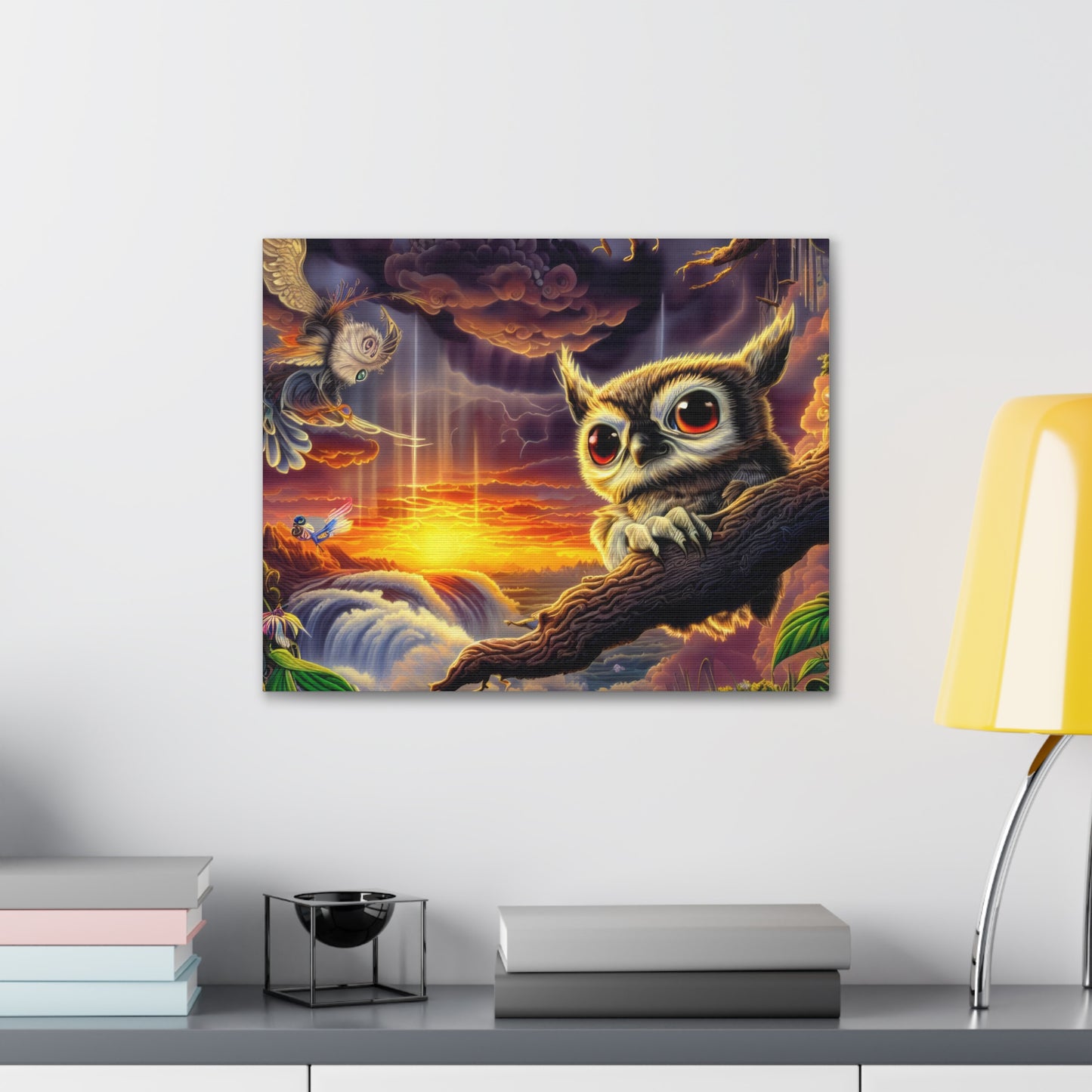 Agamemon Owl - Canvas Wall Art