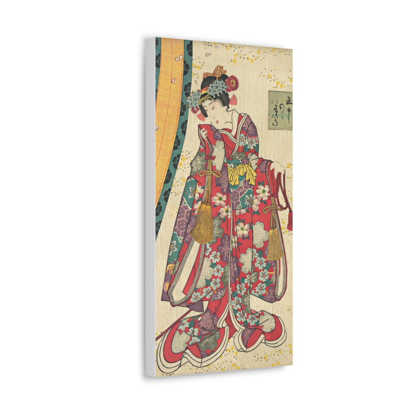 Utagawa Kunisada - Parody of the Third Princess and Kashiwagi Wall Art