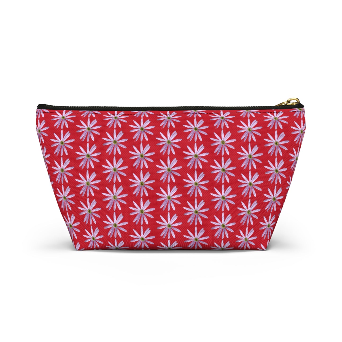 Aster Flower Accessory Pouch w T-bottom