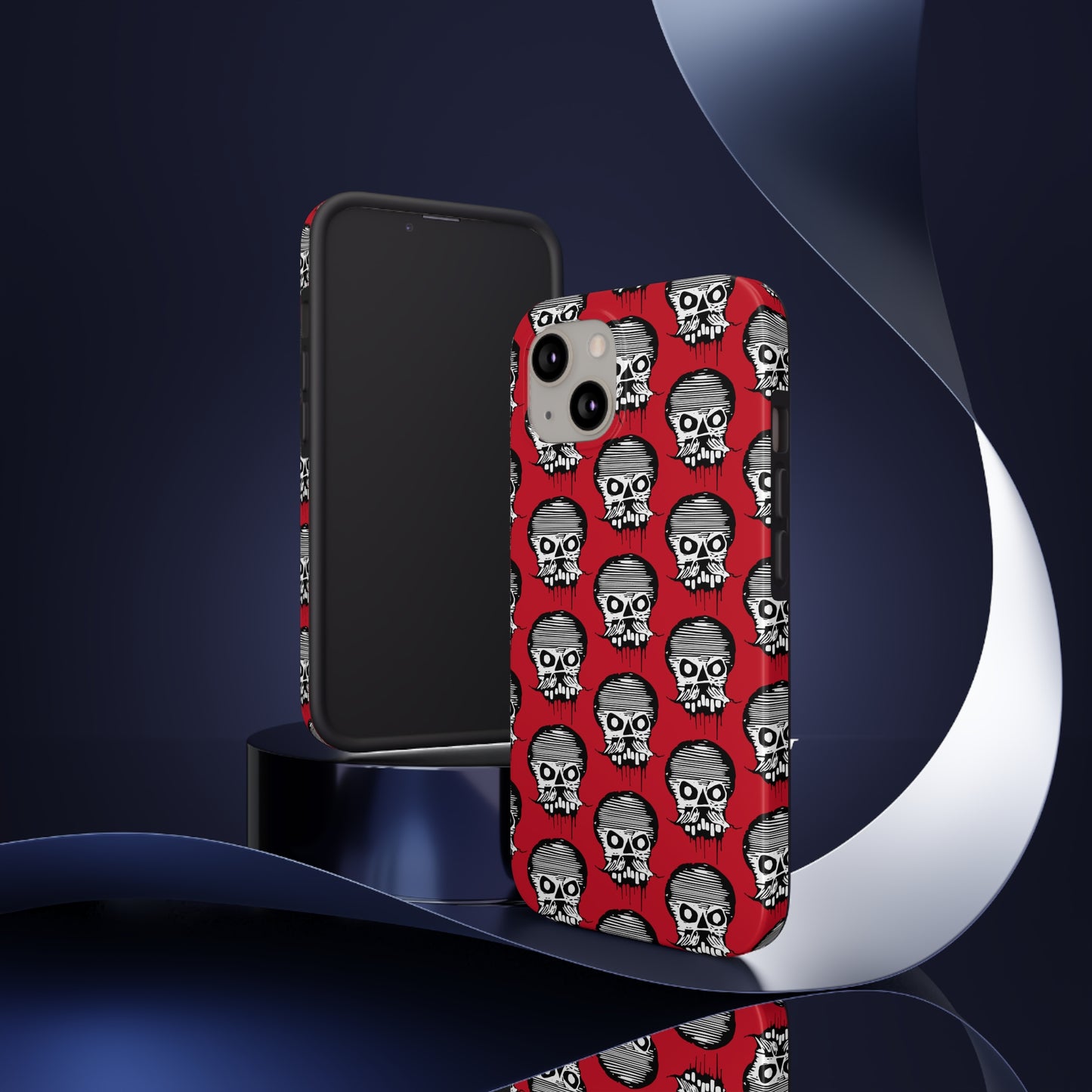 Skull Red Tough Phone Case