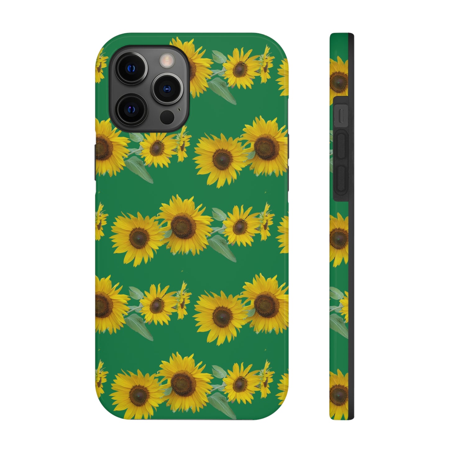 Sunflower Cluster Green Tough Phone Case