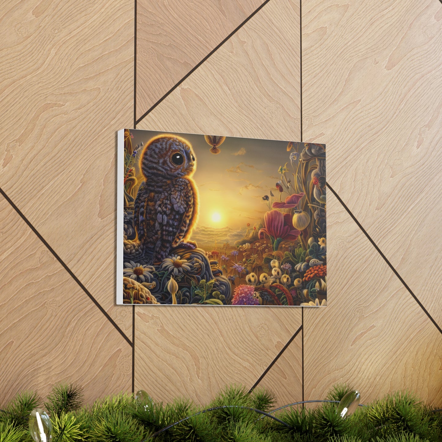 Ajax Owl - Canvas Wall Art