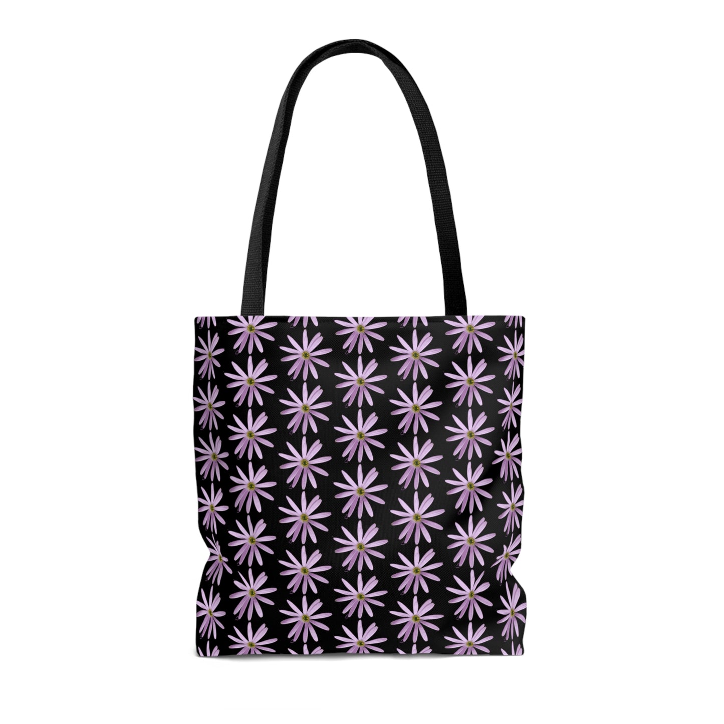 Aster Black Tote Bag