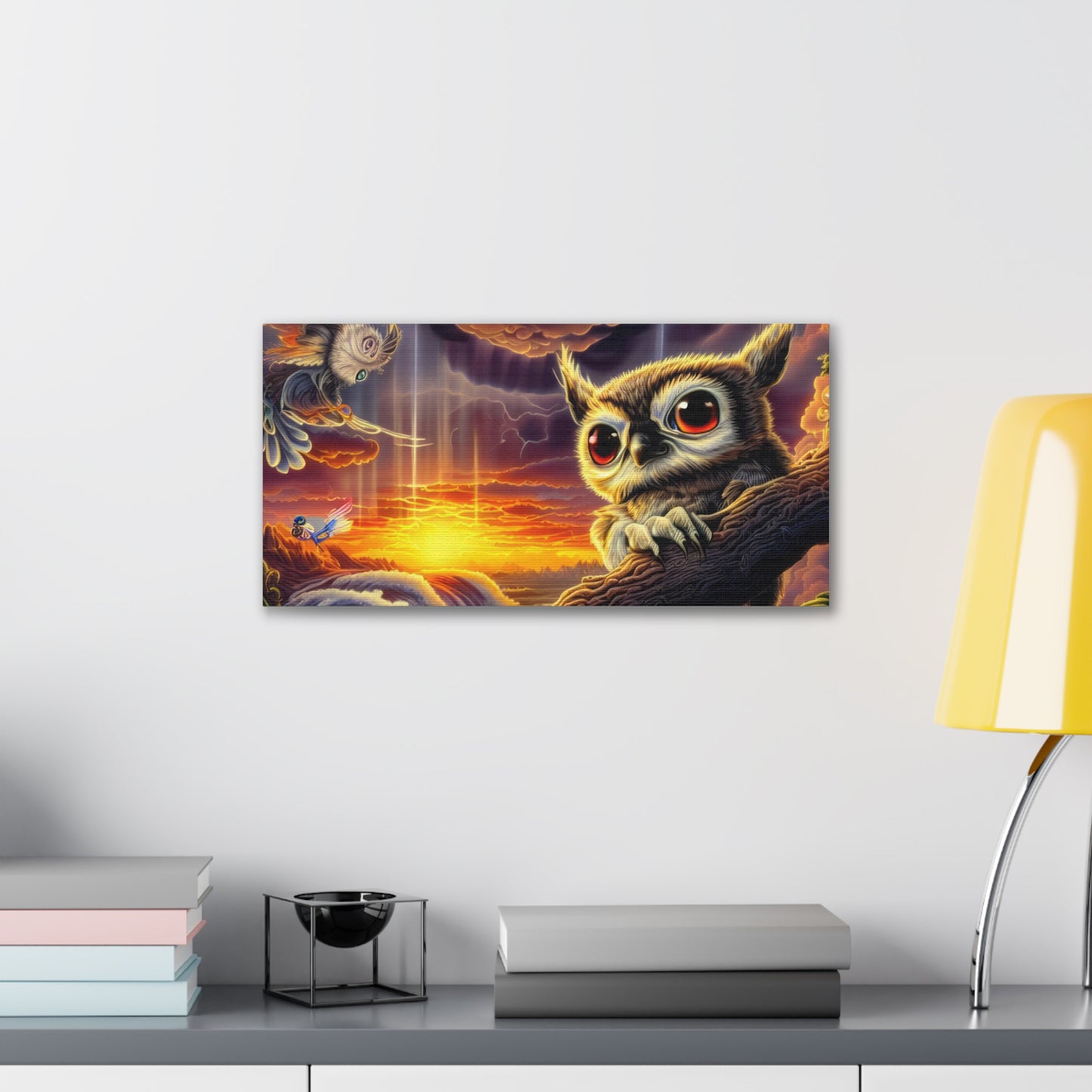 Agamemon Owl - Canvas Wall Art