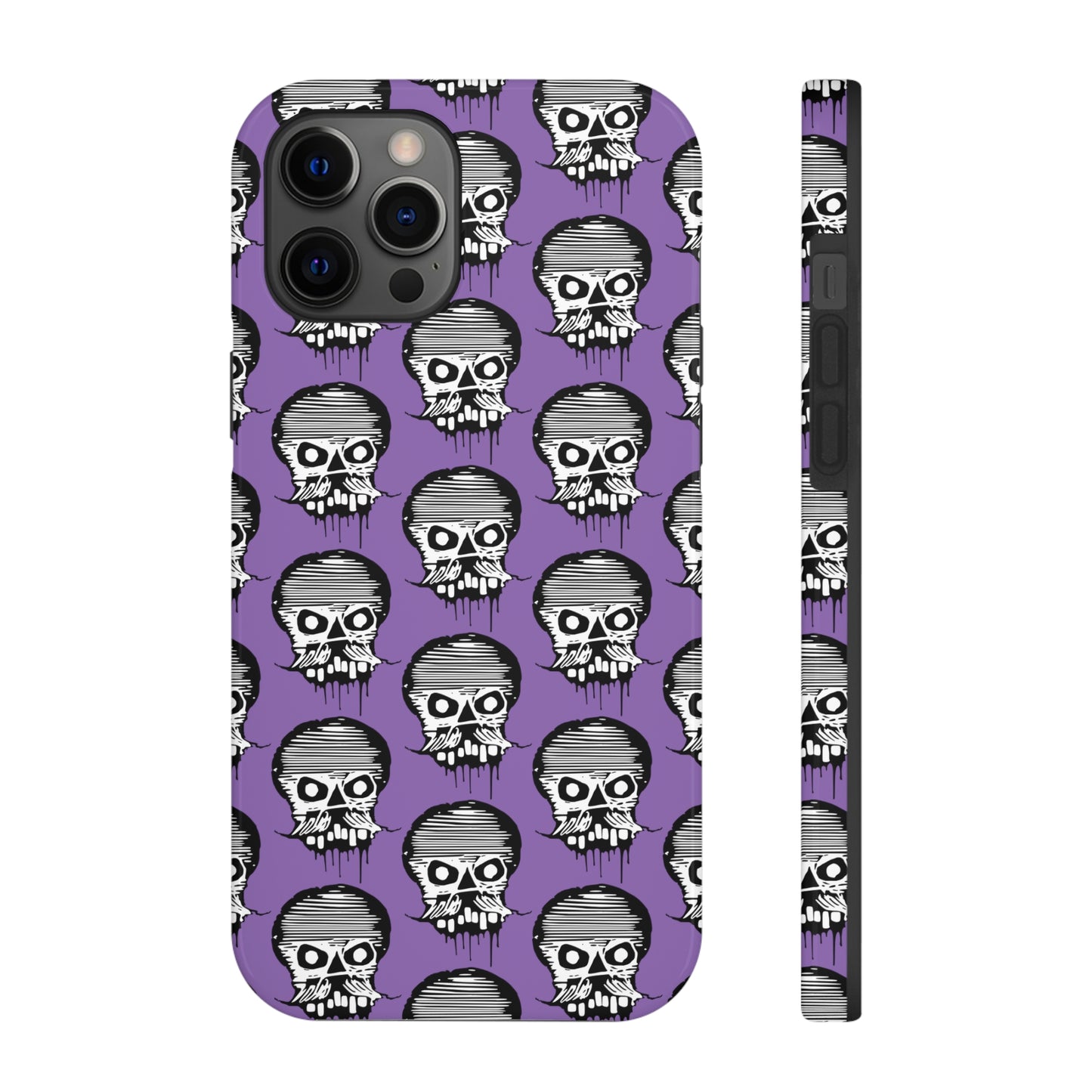 Skull Purple Tough Phone Case