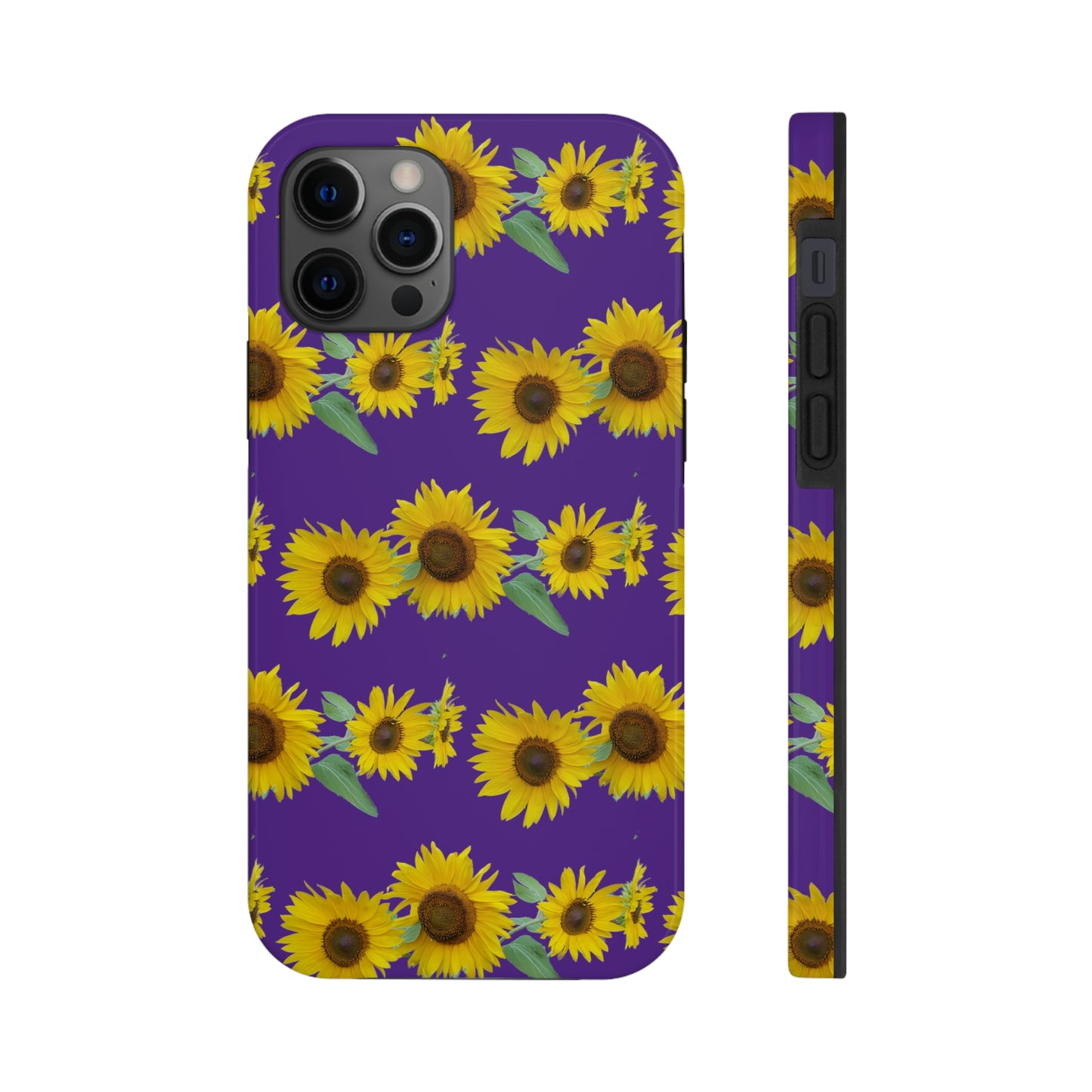 Sunflower Cluster Purple Tough Phone Case