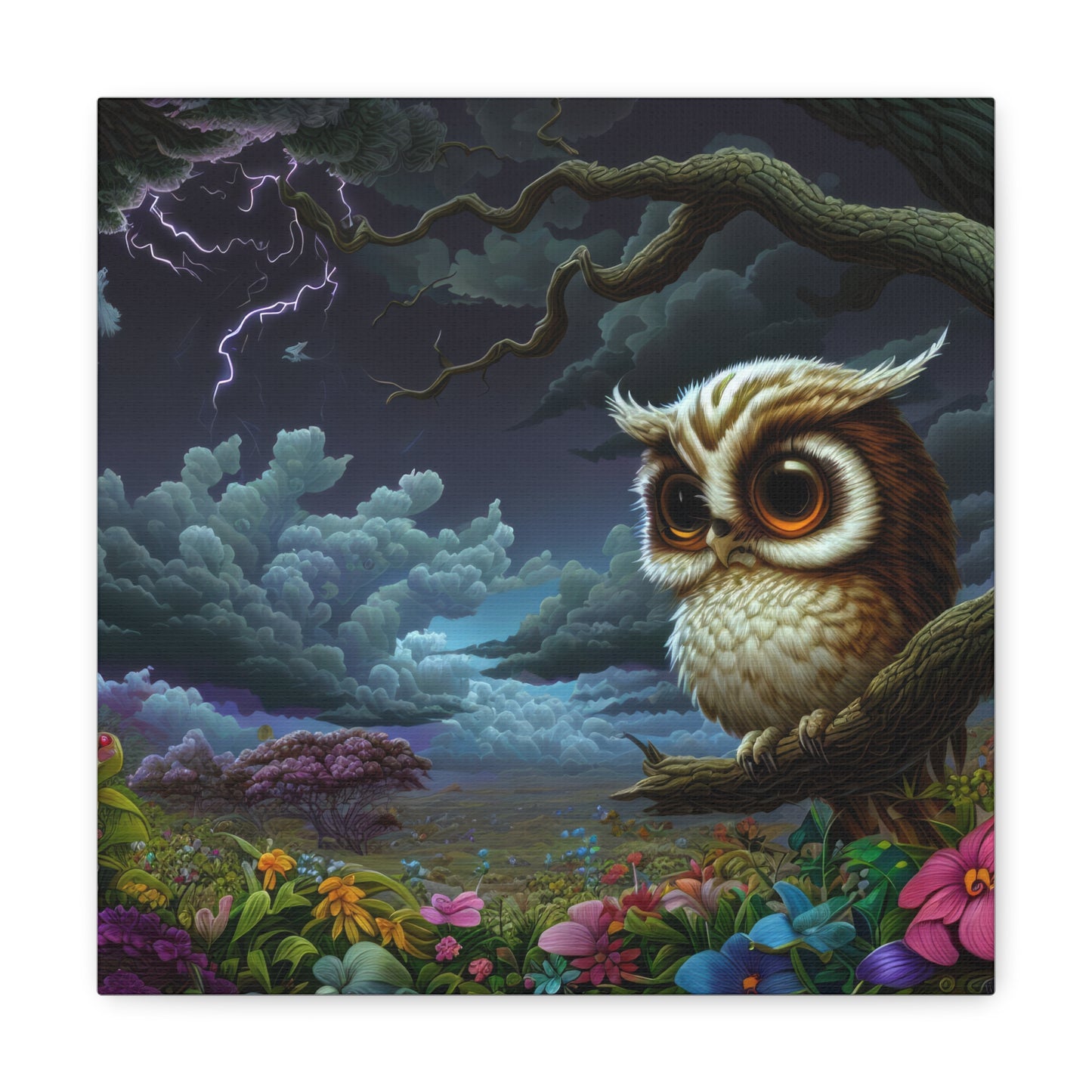 Iowa Owl  - Canvas Wall Art