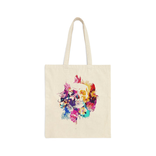 Doom and Bloom Cotton Canvas Tote Bag