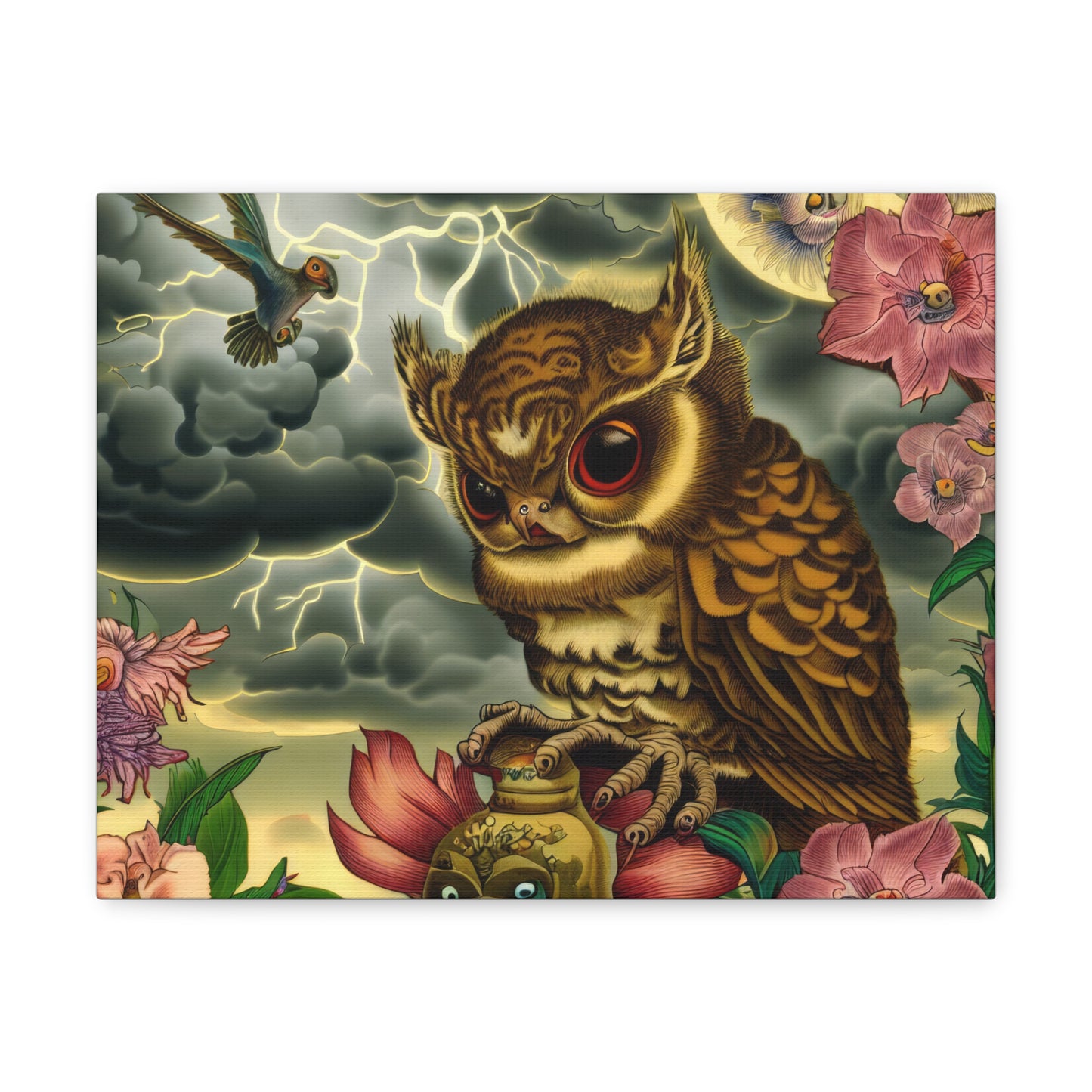 Indiana Owl - Canvas Wall Art