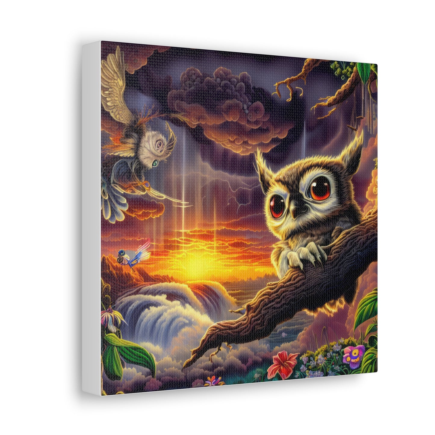 Agamemon Owl - Canvas Wall Art