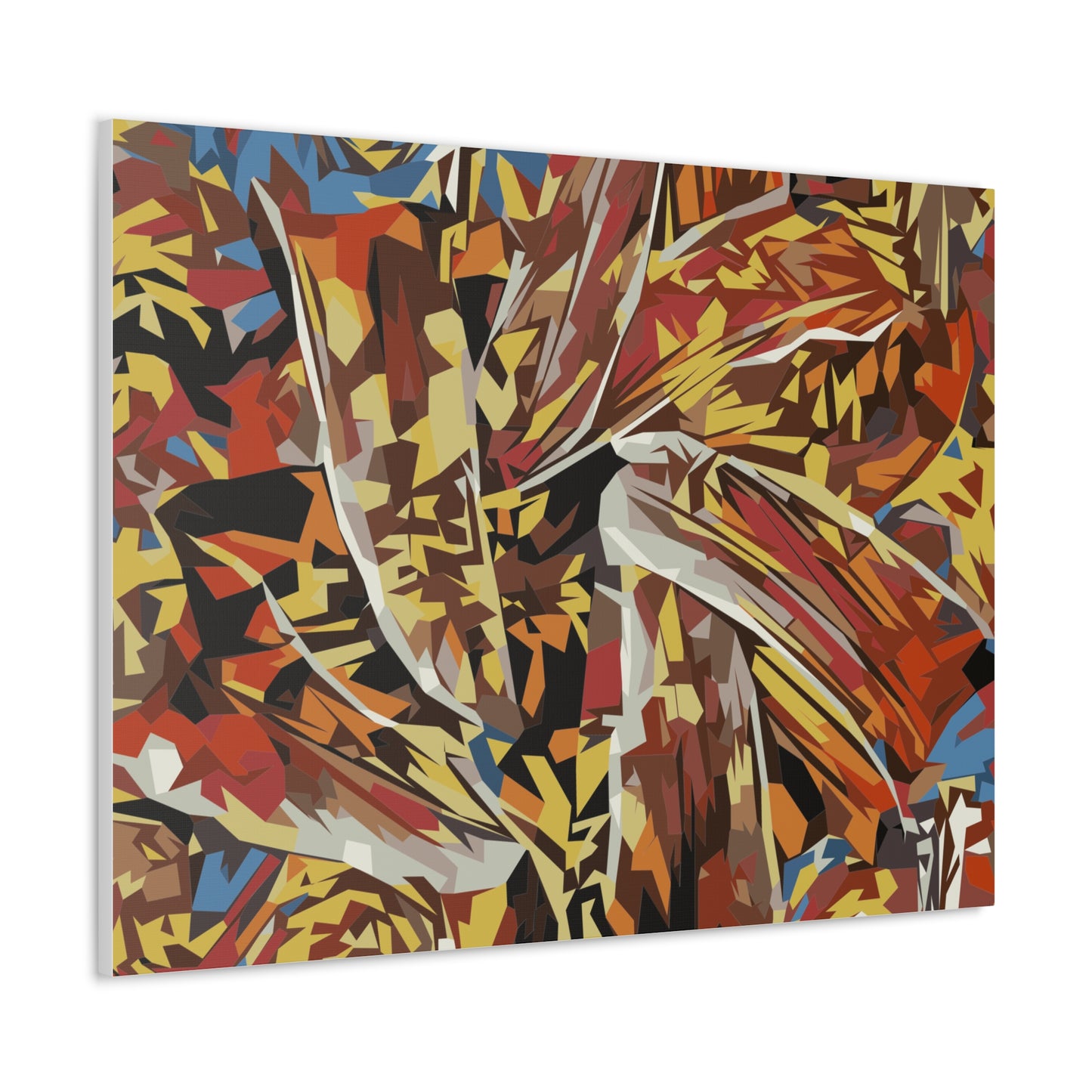 Abstract Floral Fiesta Canvas Gallery Wraps