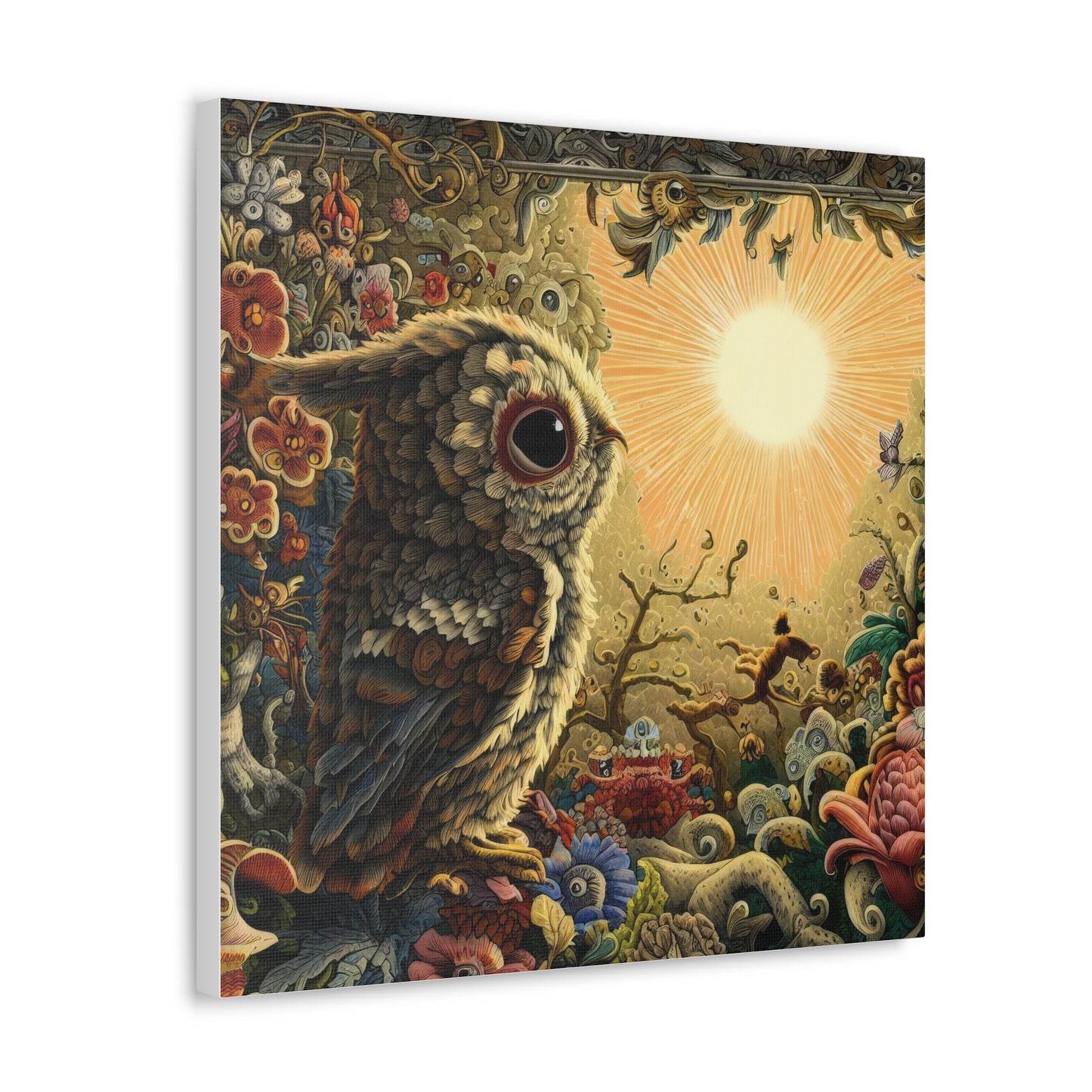 North Carolina Owl - Canvas Wall Art