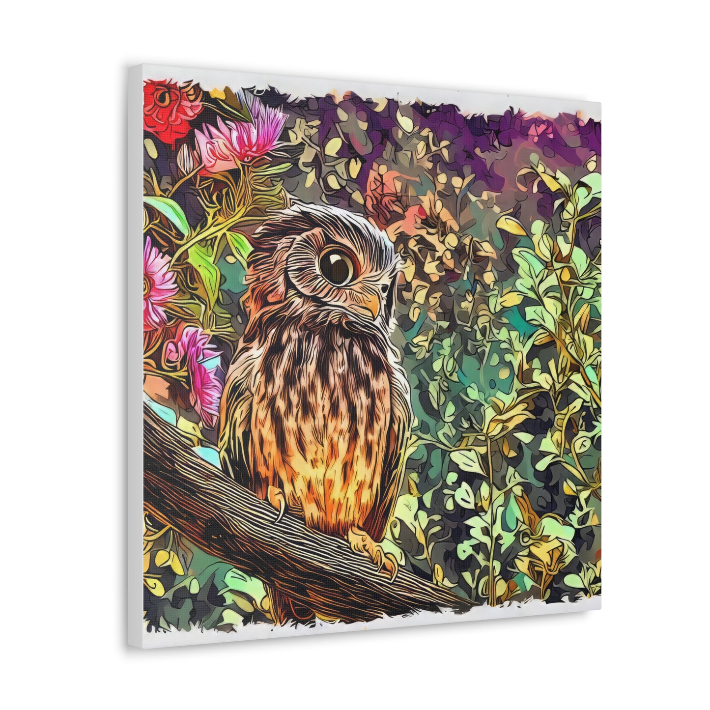 Idaho Owl - Canvas Wall Art