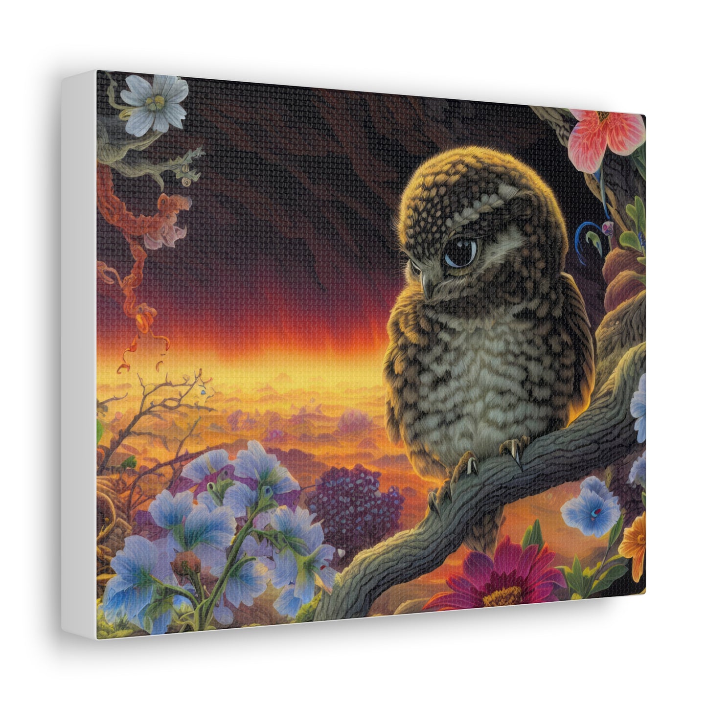 New Jersey Owl - Canvas Wall Art