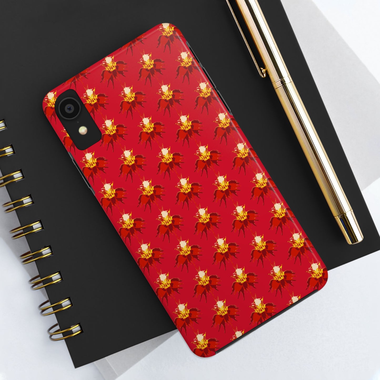 Orchid Sepal Red Tough Phone Case