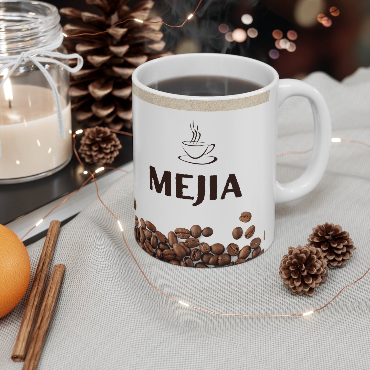 Mejia Name Coffee Mug 11oz W