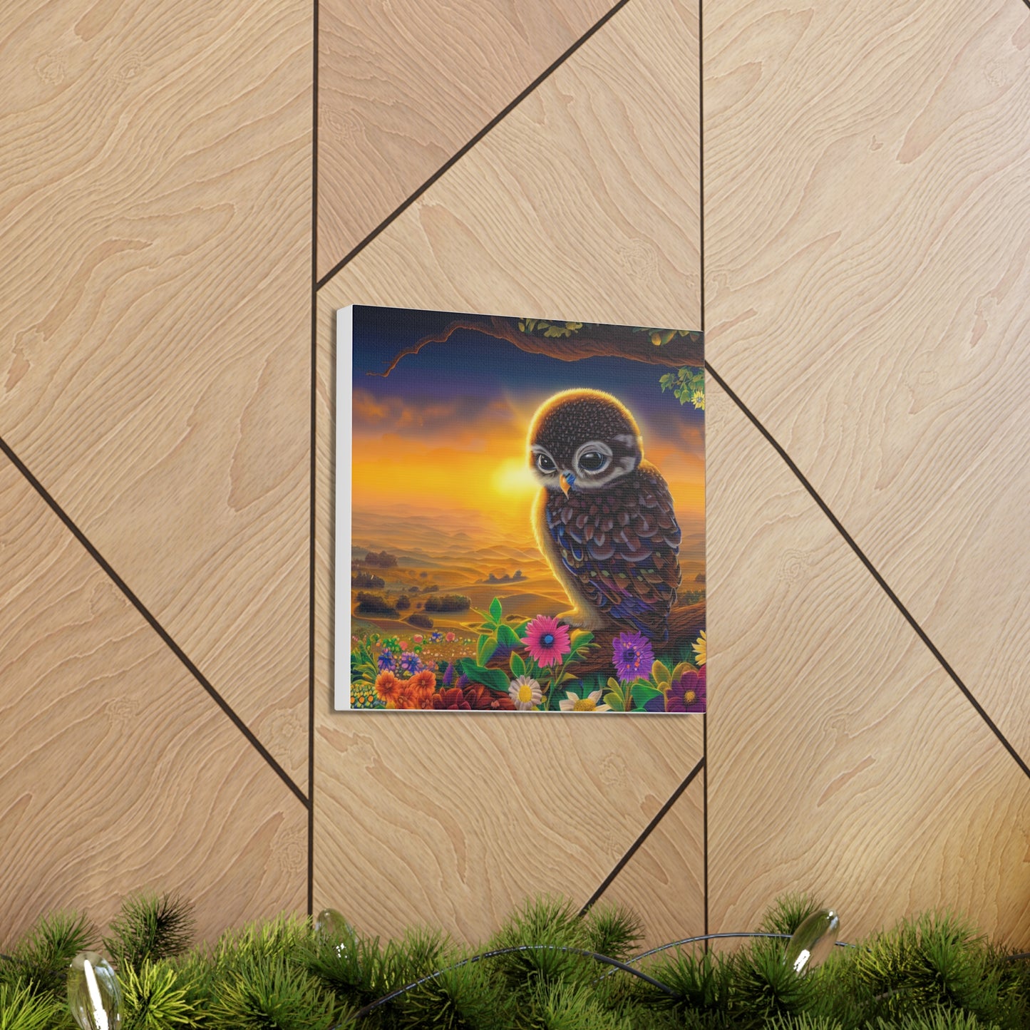 Ohio Owl - Canvas Wall Art