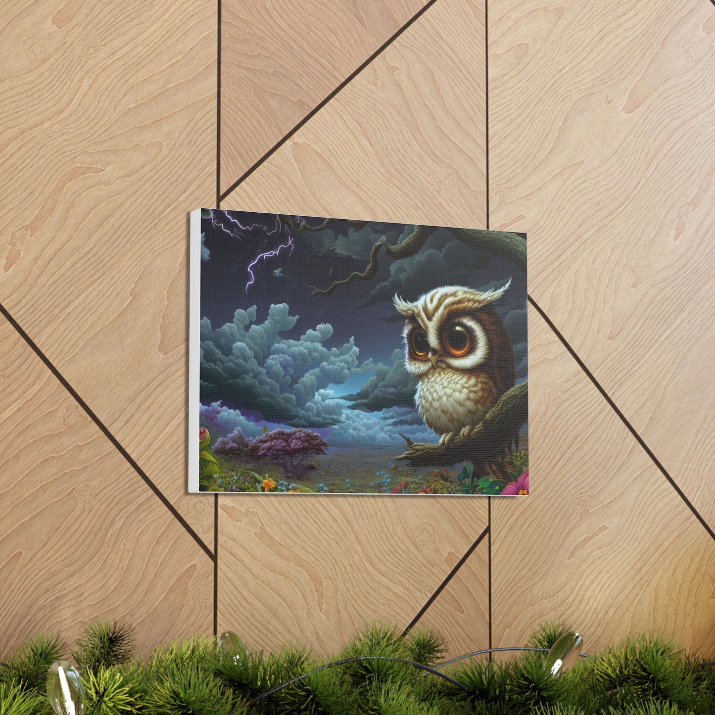 Iowa Owl  - Canvas Wall Art