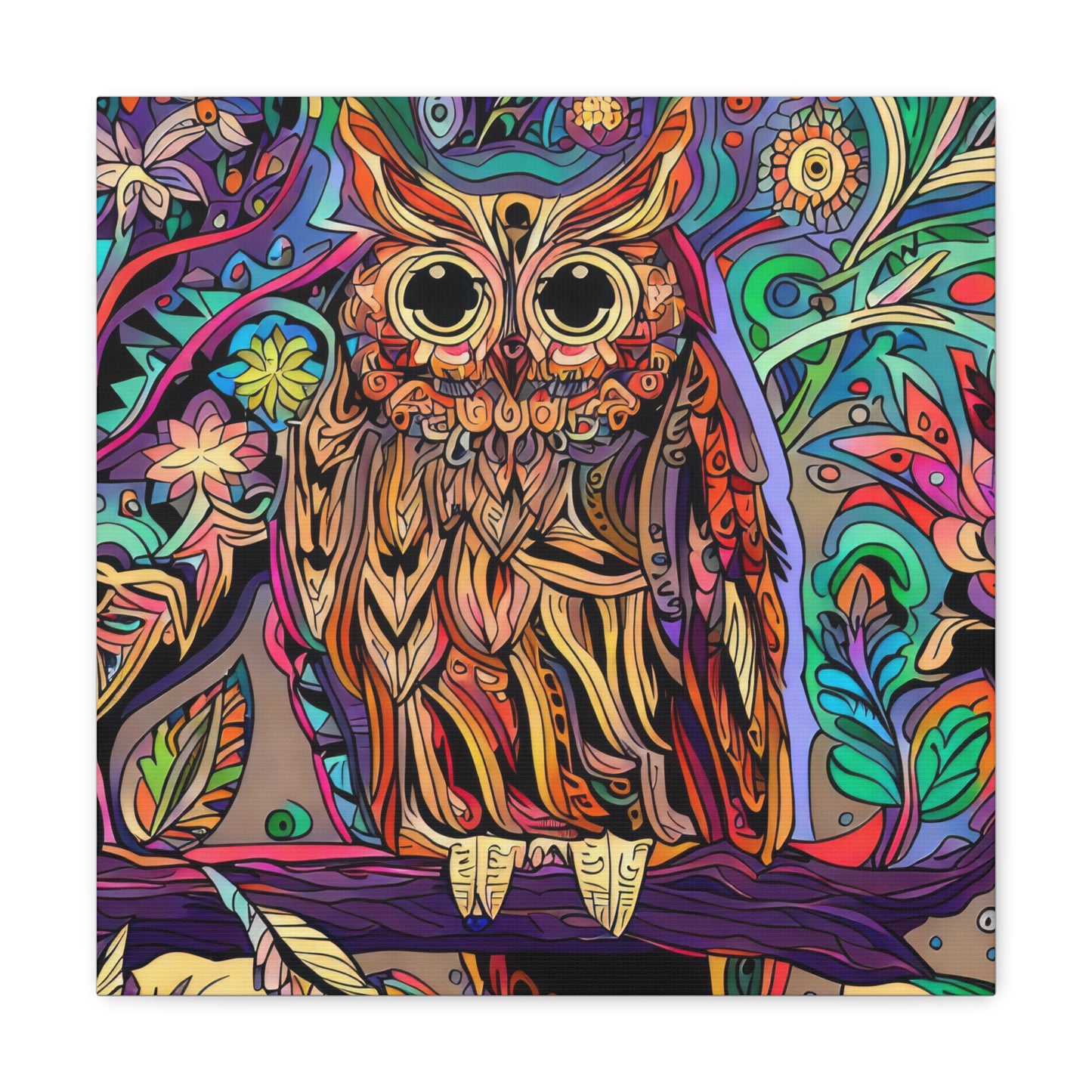 Nevada Owl  - Canvas Wall Art