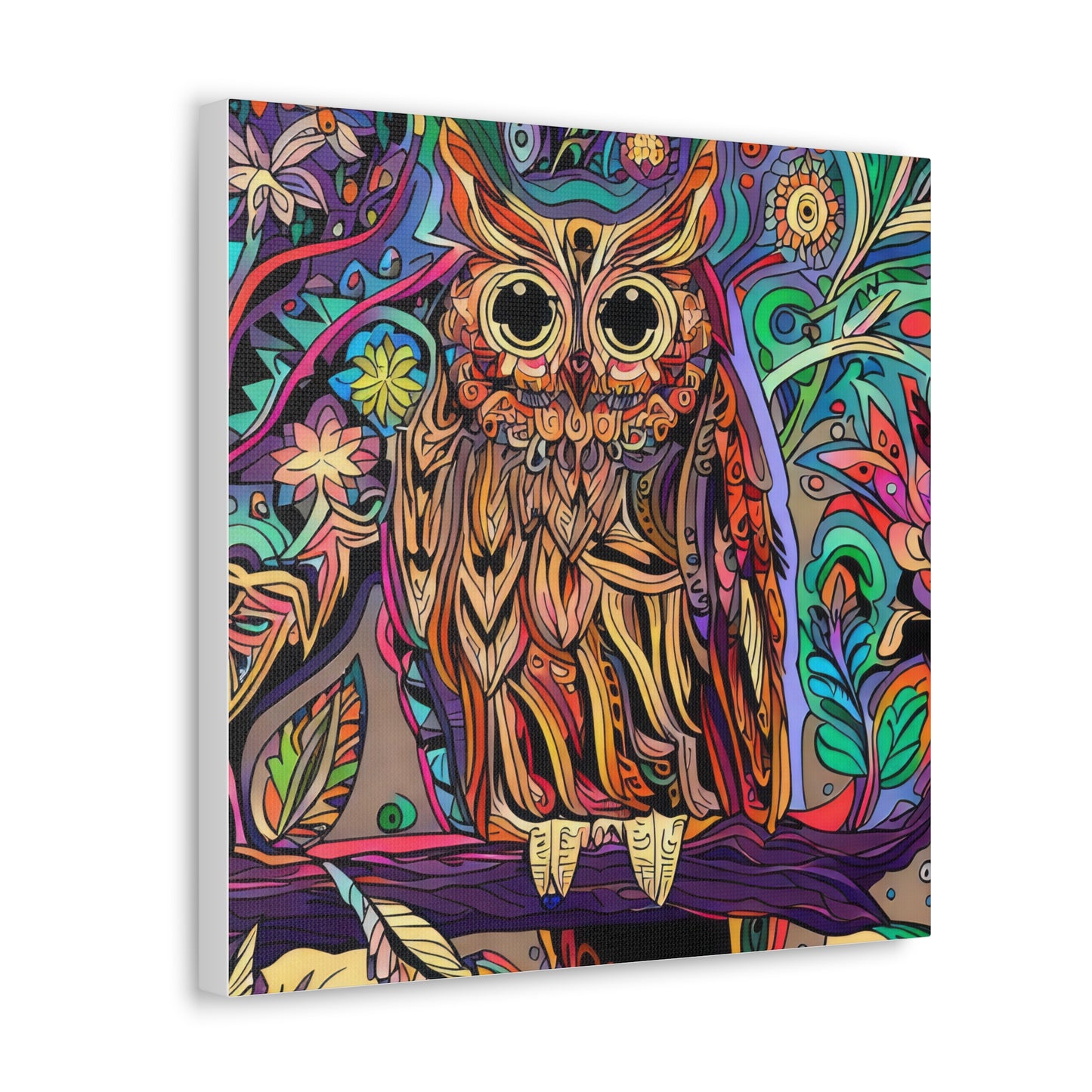 Nevada Owl  - Canvas Wall Art