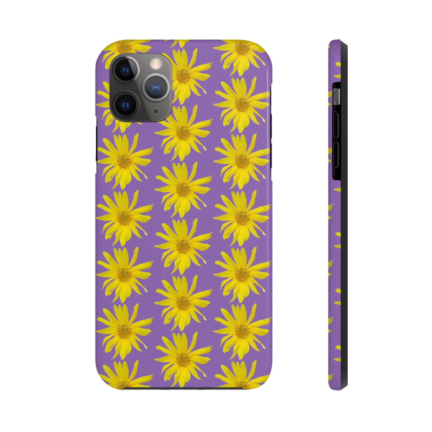 Wild Sunflower Purple Tough Phone Case