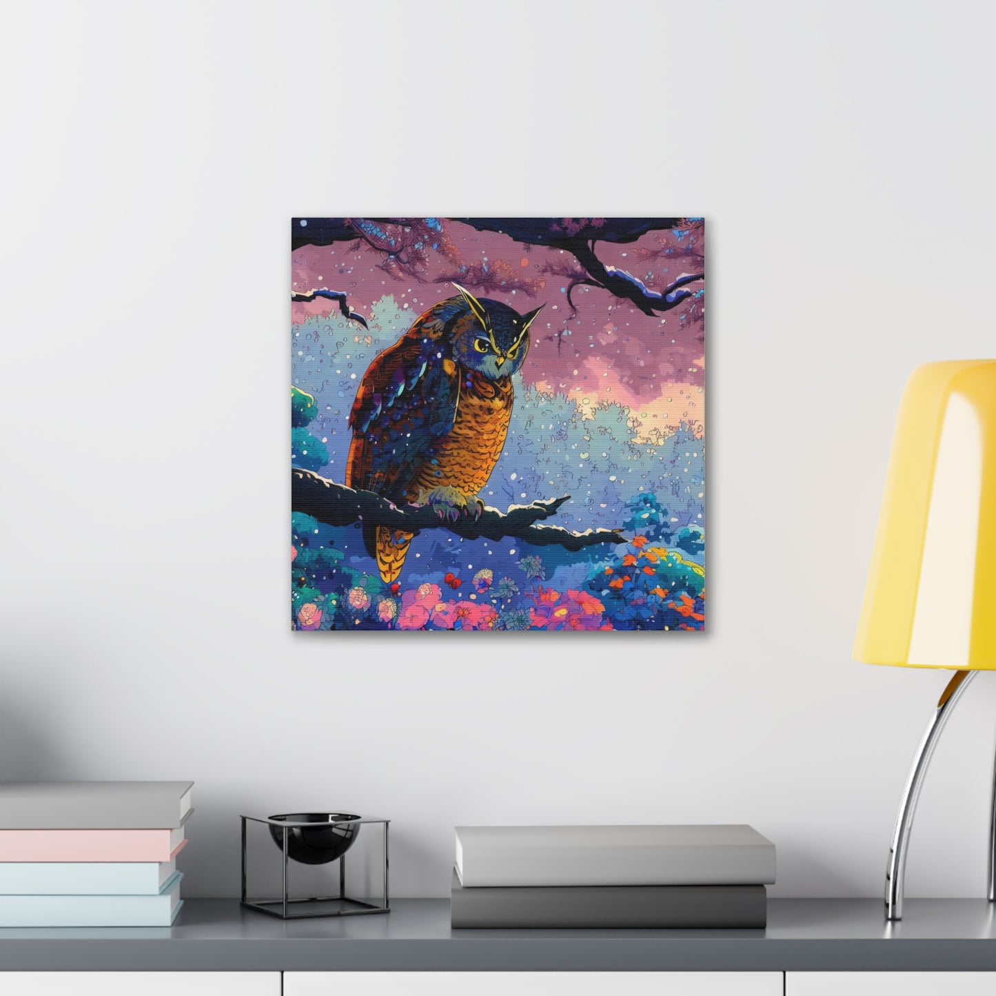 New Mexico Owl  - Canvas Wall Art