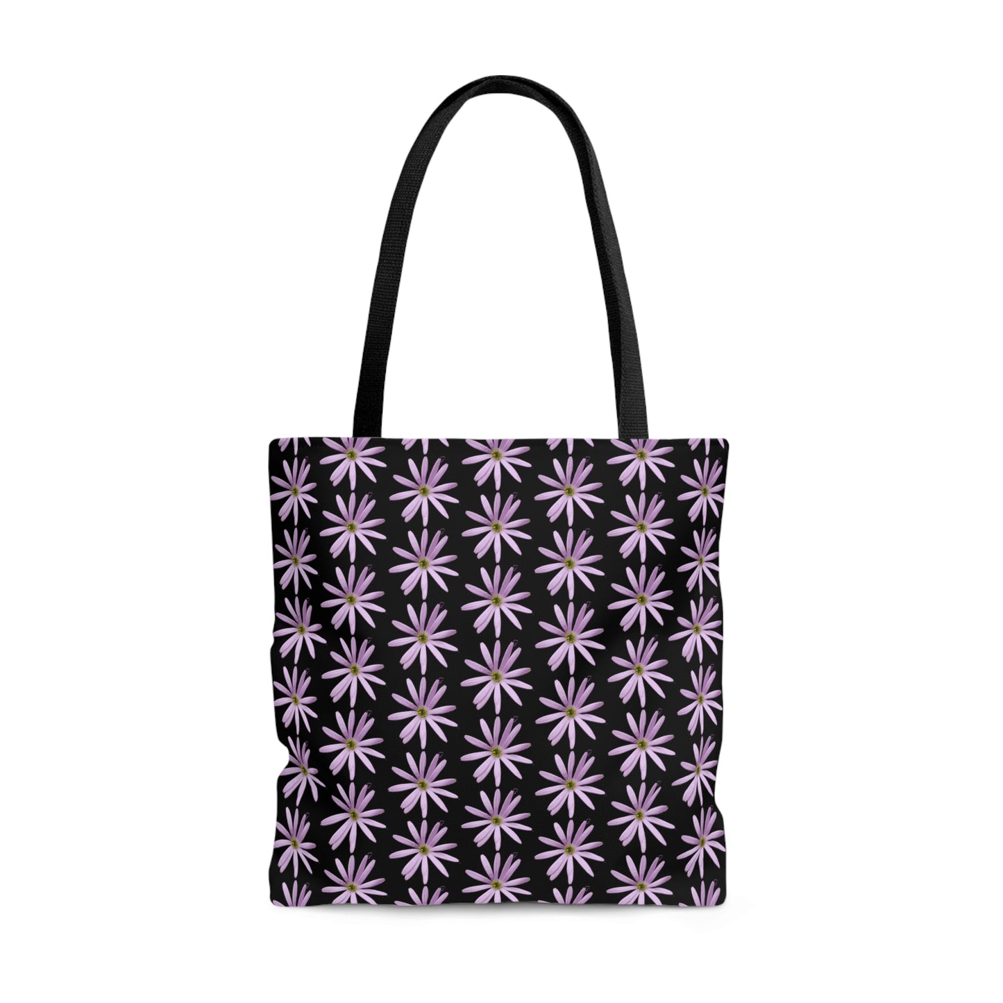 Aster Black Tote Bag