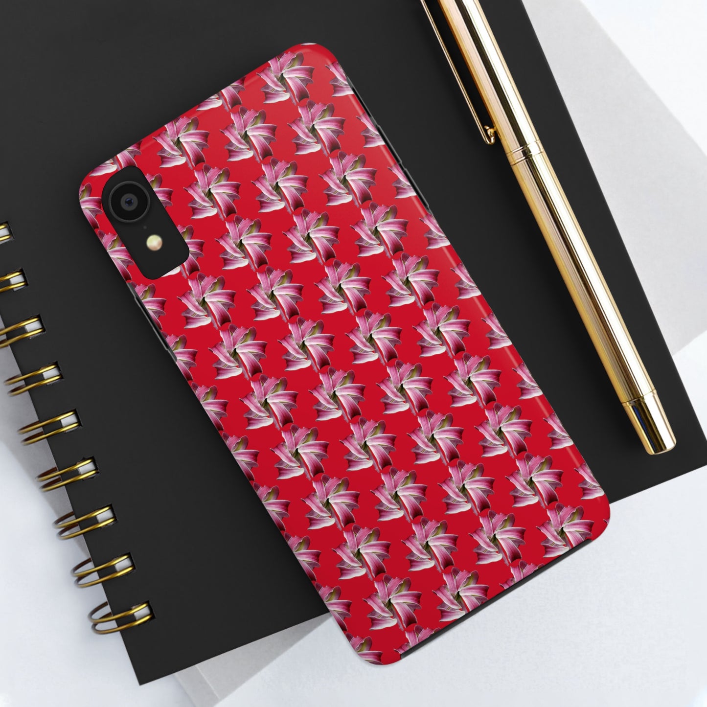 Morning Lily Red Tough Phone Case