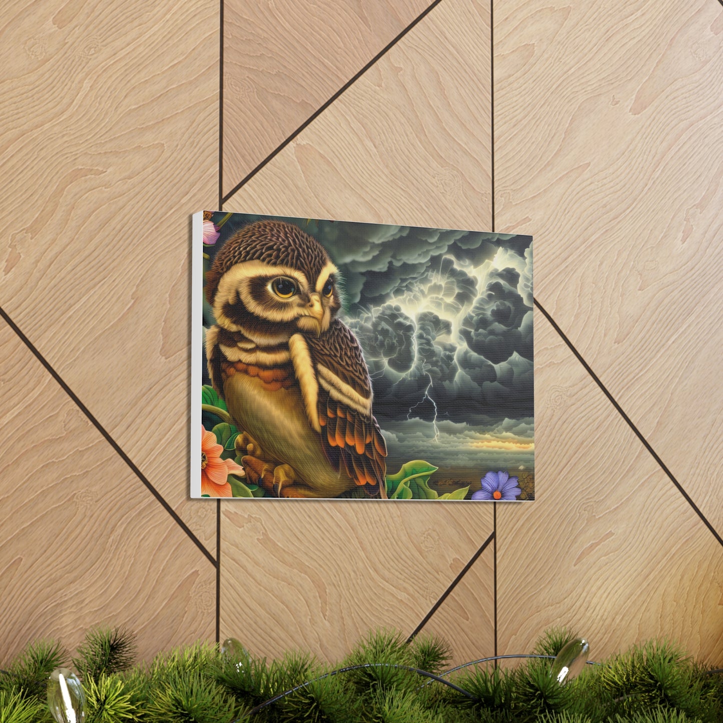 Aeolus Owl - Canvas Wall Art