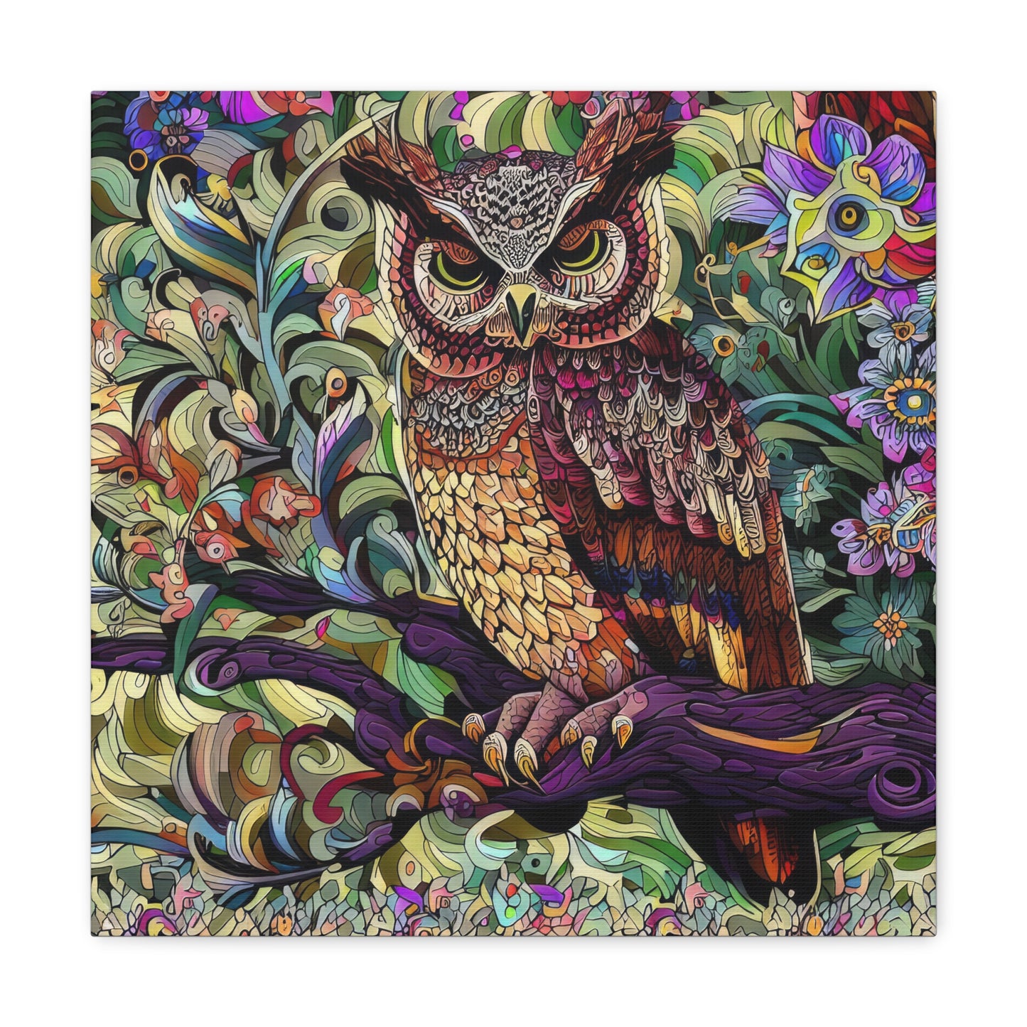 Montana Owl - Canvas Wall Art