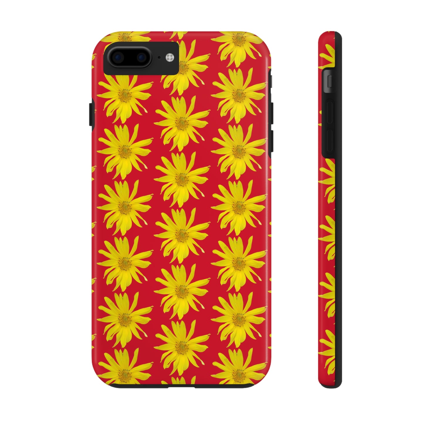 Wild Sunflower Red Tough Phone Case